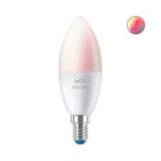 WiZ LED Žiarovka WiZ Colors 8718699787097 E14 C37 4,9-40W 470lm 2200-6500K, RGB 16 mil. farieb, stmievateľná