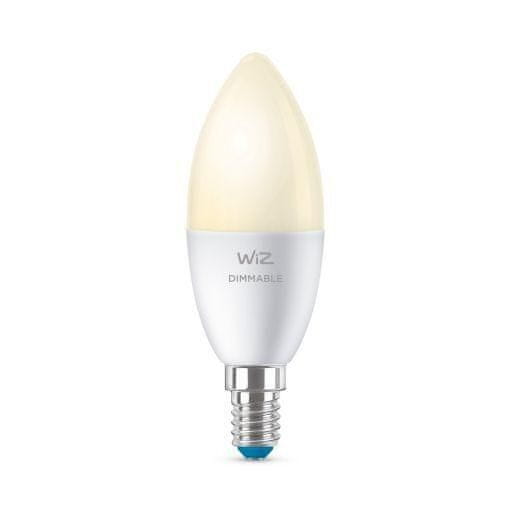 WiZ LED Žiarovka WiZ Dimmable 8718699786212 E14 C37 4,9-40W 470lm 2700K, stmievateľná