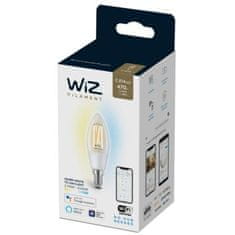 WiZ LED Žiarovka WiZ Tunable White Filament 8718699787196 E14 C35 4,9-40W 470lm 2700-6500K, stmievateľná