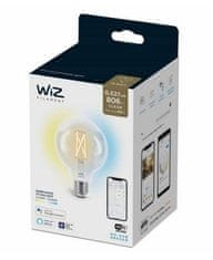 WiZ LED Žiarovka WiZ Tunable White Filament 8718699786694 E27 G95 6,7-60W 806lm 2700-6500K, stmievateľná