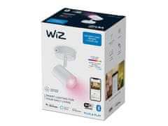 WiZ Stropné bodové svietidlo WiZ IMAGEO 8719514551879 LED GU10 4,9W 345lm 2200-6500K RGB IP20 CRI90 biele, stmievateľné