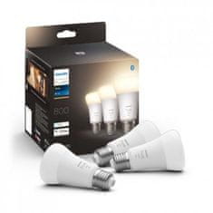 Philips Hue Bluetooth LED White set 3ks žiaroviek Philips 8719514329881 E27 A60 3x9W 3x800lm 2700K biele stmievateľné