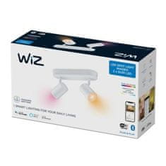 WiZ Stropné bodové svietidlo WiZ IMAGEO 8719514551893 LED GU10 2x4,9W 2x345lm 2200-6500K RGB IP20 CRI90 biele, stmievateľné