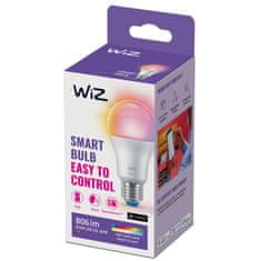 WiZ WiZ LED žiarovka E27 A60 8W 806lm 2200-6500K RGB IP20, stmievateľná