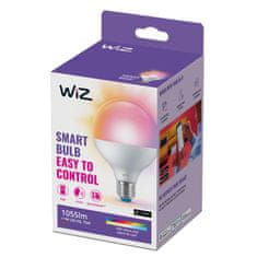 WiZ WiZ LED žiarovka E27 G95 Globe 11W 1055lm 2200-6500K RGB IP20, stmievateľná