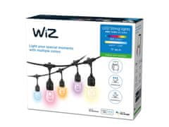 WiZ WiZ Svetelná LED reťaz 12W 120lm 2200-6500K RGB IP65 14,4m, čierny