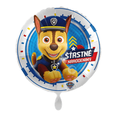 Amscan Fóliový balón Labková Patrola Chase Šťastné narodeniny 43cm