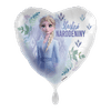 Fóliový balón srdca Elsa Šťastné narodeniny 43cm