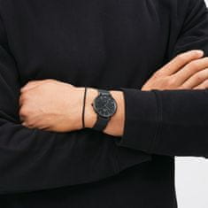 Daniel Wellington Módny čierny náramok z ocele Mesh Perfect Pair DW0040069 (Dĺžka 19,5 cm)