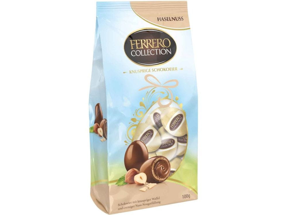 Ferrero Collection chrumkavé čokoládové vajíčka s lieskovými orieškami 100g
