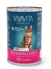 vivavita konzerva pro kočky Losos 415 g