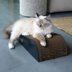 EBI D&D I LOVE HAPPY CATS ARCHIE Škrabadlo z kartónu pre mačky 2ks 75x18,5x25cm zakrivené