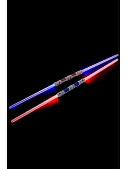Smiffys Dvojitý svetelný meč (Star Wars) s efektmi 55cm