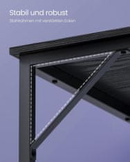 Artenat Pracovný stôl Berserk, 120 cm, čierna