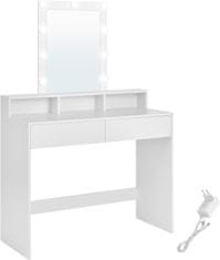 Artenat Toaletný stolík Figment, 145 cm, biela