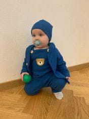 NEW BABY Dojčenská bavlnená čiapočka New Baby Luxury clothing modrá 80/86