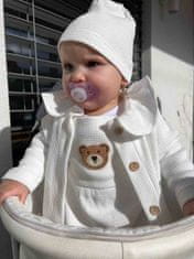 NEW BABY Dojčenská bavlnená čiapočka New Baby Luxury clothing biela 68/74