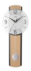 JVD Drevené sklenené kyvadlové hodiny NS22017/68, 60cm