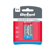 shumee Alkalická batéria REBEL EXTREME 9V 6LR6
