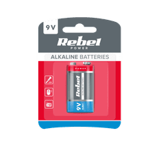 shumee Alkalické batérie REBEL 9V 6LR61