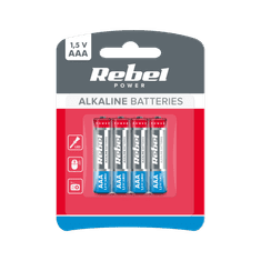shumee REBEL LR03 alkalické batérie 4 ks/bl.