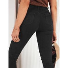 Dstreet Dámske džínsové nohavice LODGE čierne uy1945 XS