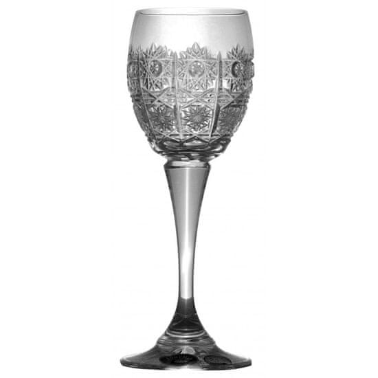 Crystal Bohemia Krištáľový pohár na víno 500PK, farba číry krištáľ, objem 150 ml