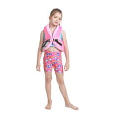 Master detská penová plávacia vesta Evee 25 - 35 kg - ružová