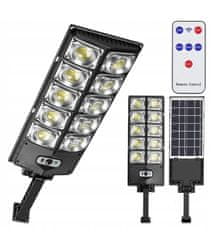 Ledlight  Pouličné osvetlenie solárne 300 LED COB, IP65, 1000W čierne