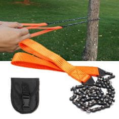 Vixson Prenosná vrecková lanová reťazová píla s taškou (dĺžka 103 cm, mangánová oceľ) | TREKSAW