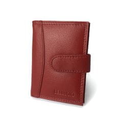 Bellugio Koženková peňaženka na karty Bellugio cards, červená