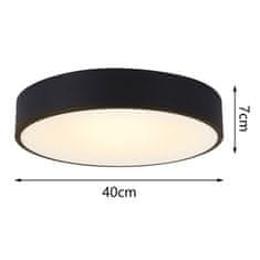 Immax Stropní svítidlo (07201L) NEO RONDATE SLIM Smart LED 40x7cm 28W černá
