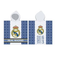 Carbotex Detské pončo Real Madrid 01 60x120 cm 100% Bavlna