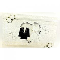 Moveo Fotoalbum z ručného papiera svadobný Novomanželom šaty