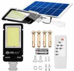 Ledlight  Pouličné osvetlenie solárne 500 LED COB, IP66, 800 W