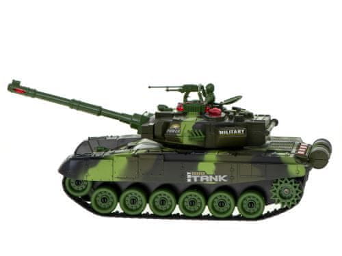 KIK KX8714_1 RC Veľký vojnový tank 9995 veľký 2,4 GHz zelený