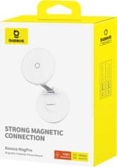 Noname Baseus MagPro magnetický skládací držák telefonu do domácnosti, bílá