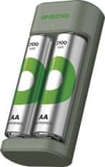 GP Nabíječka baterií GP Eco E221 + 2× AA ReCyko 2100