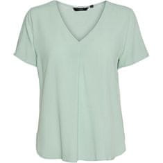 Vero Moda Dámske tričko VMBRIT Loose Fit 10285552 Silt Green (Veľkosť L)