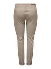 ONLY Dámske nohavice ONLPARIS Slim Fit 15200641 Silver Mink (Veľkosť 34/32)