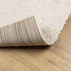 Petromila vidaXL Shaggy koberec PAMPLONA, vysoký vlas, moderný krémový 240x340cm