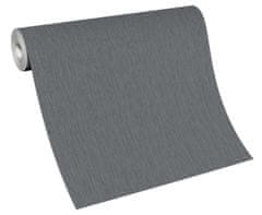 Dimex Vliesová tapeta s tmavo-šedou pásikavou štruktúrou, ER-601451