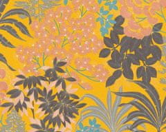 A.S. Création vliesové tapety 39128-3 Farebné kvety v žltom - 0,53m x 10,05m