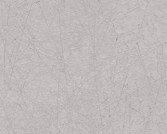 A.S. Création vliesové tapety 39177-2 3D čiary v šedom - 0,53m x 10,05m