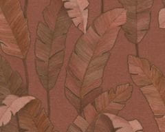 A.S. Création vliesová tapeta 39218-1 Hnedé figovníkové listy - 0,53m x 10,05m