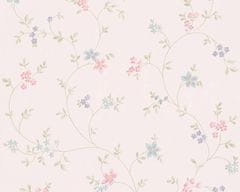 A.S. Création Vliesové tapety 39071-2 Maison Charme - bledé modroružové kvety