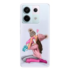 iSaprio Silikónové puzdro - Kissing Mom - Brunette and Girl pre Xiaomi Redmi Note 13 Pro 5G / Poco X6 5G