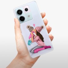 iSaprio Silikónové puzdro - Kissing Mom - Brunette and Girl pre Xiaomi Redmi Note 13 Pro 5G / Poco X6 5G