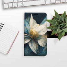 iSaprio Flipové puzdro - Gold Flowers pre Samsung Galaxy S22 5G