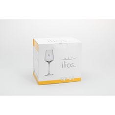 Ilios Pohár na víno 398 ml cejch 1/8 l, 6x